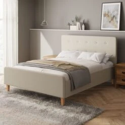 Ashbourne Fabric Side Lift Ottoman Bed Frame -Online Furniture Store 30926793