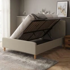 Ashbourne Fabric Side Lift Ottoman Bed Frame -Online Furniture Store 30926793 alt01