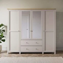 Olney 4 Door Wardrobe