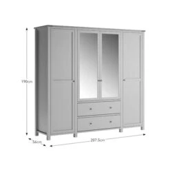 Olney 4 Door Wardrobe -Online Furniture Store 30926817 alt09