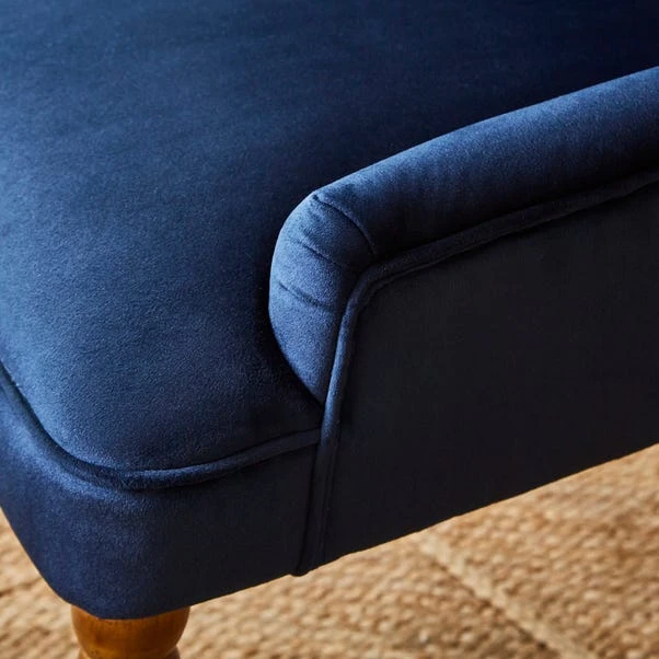 Beatrice Dining Chair, Luxe Navy Velvet 4 Beatrice Dining Chair, Luxe Navy Velvet - Image 2