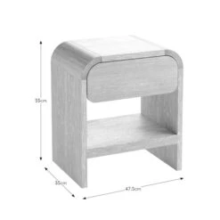 Bennett 1 Drawer Bedside Table -Online Furniture Store 30927463 alt09