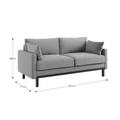 Morton Textured Weave 3 Seater Sofa -Online Furniture Store 30927507 alt09