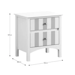 Beatrice Wide 2 Drawer Bedside Table 29 Beatrice Wide 2 Drawer Bedside Table -Online Furniture Store 30927511 alt09