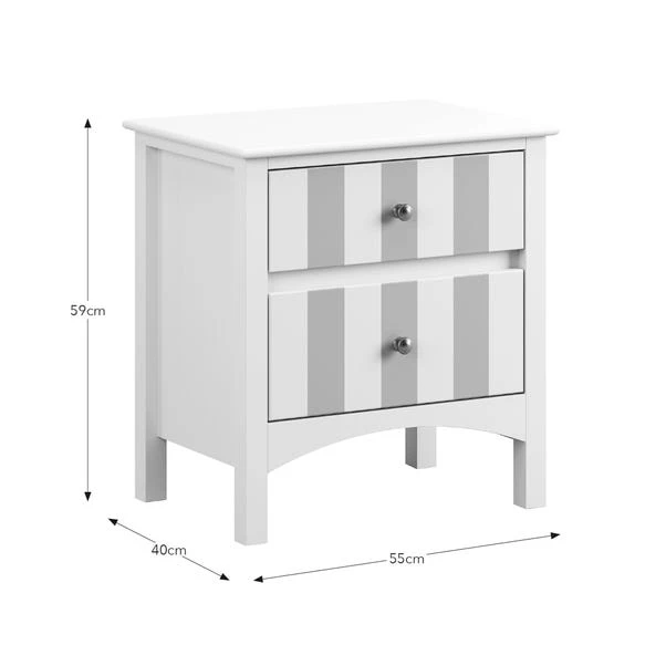 Beatrice Wide 2 Drawer Bedside Table 16 Beatrice Wide 2 Drawer Bedside Table - Image 14