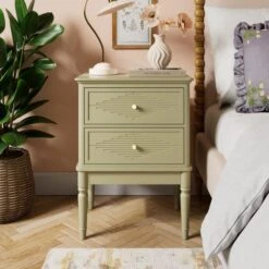 Ottilie 2 Drawer Bedside Table -Online Furniture Store 30927515