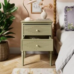 Ottilie 2 Drawer Bedside Table -Online Furniture Store 30927515 alt01