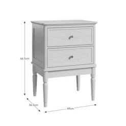 Ottilie 2 Drawer Bedside Table -Online Furniture Store 30927516 alt09