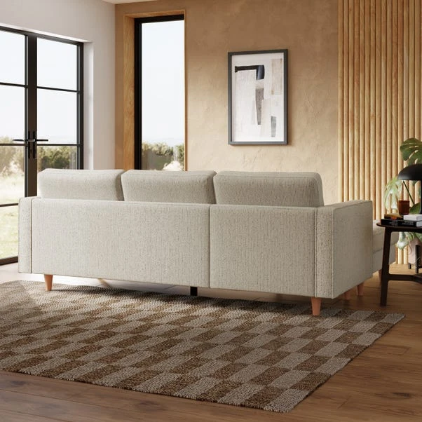 Zoe Boucle Fleck Corner Chaise Sofa 4 Zoe Boucle Fleck Corner Chaise Sofa - Image 2