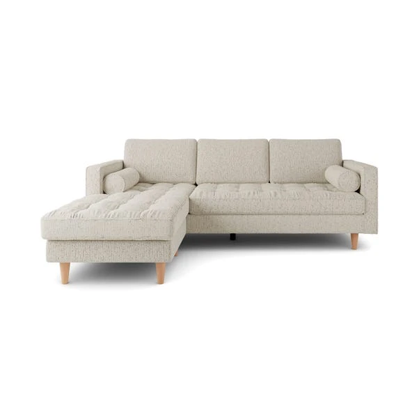 Zoe Boucle Fleck Corner Chaise Sofa 10 Zoe Boucle Fleck Corner Chaise Sofa - Image 8