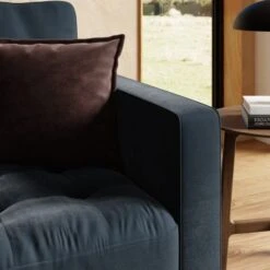 Zoe Casual Sit Velvet Armchair -Online Furniture Store 30927553 alt02