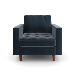 Zoe Casual Sit Velvet Armchair -Online Furniture Store 30927553 alt07