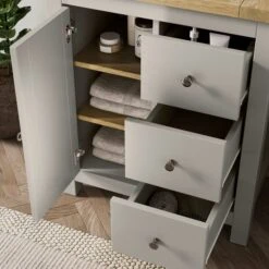 Olney 3 Drawer Bathroom Cabinet -Online Furniture Store 30928075 alt02