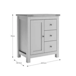 Olney 3 Drawer Bathroom Cabinet -Online Furniture Store 30928075 alt09