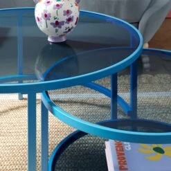 Sofia Glass Coffee Nest Of Tables 39 Sofia Glass Coffee Nest Of Tables -Online Furniture Store 30928198 alt03