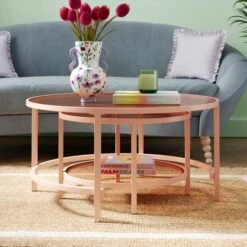 Sofia Glass Coffee Nest Of Tables 30 Sofia Glass Coffee Nest Of Tables -Online Furniture Store 30928199 alt01