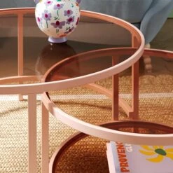 Sofia Glass Coffee Nest Of Tables 32 Sofia Glass Coffee Nest Of Tables -Online Furniture Store 30928199 alt03