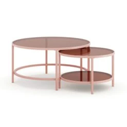 Sofia Glass Coffee Nest Of Tables 34 Sofia Glass Coffee Nest Of Tables -Online Furniture Store 30928199 alt05