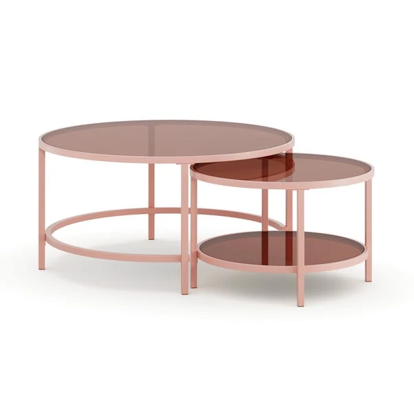 Sofia Glass Coffee Nest Of Tables 15 Sofia Glass Coffee Nest Of Tables - Image 13