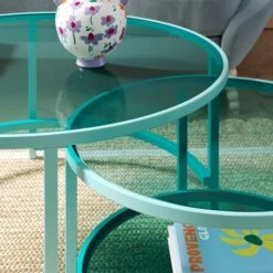 Sofia Glass Coffee Nest Of Tables 25 Sofia Glass Coffee Nest Of Tables -Online Furniture Store 30928200 alt03