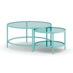 Sofia Glass Coffee Nest Of Tables 27 Sofia Glass Coffee Nest Of Tables -Online Furniture Store 30928200 alt05