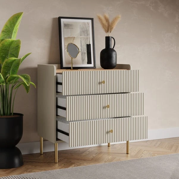 Georgi 3 Drawer Chest, Natural 4 Georgi 3 Drawer Chest, Natural - Image 2