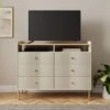 Georgi 6 Drawer TV Chest, Natural -Online Furniture Store 30928255