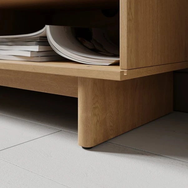 Inga Small TV Unit For TVs Up To 44", Oak Effect 6 Inga Small TV Unit For TVs Up To 44", Oak Effect - Image 4