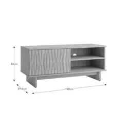 Inga Small TV Unit For TVs Up To 44", Oak Effect 13 Inga Small TV Unit For TVs Up To 44", Oak Effect -Online Furniture Store 30928258 alt09