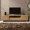 Inga Extra Wide TV Unit For TVs Up To 75", Oak Effect -Online Furniture Store 30928263
