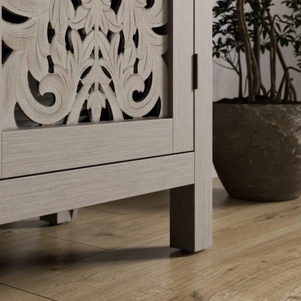 Eden Wide Sideboard, Grey Washed 7 Eden Wide Sideboard, Grey Washed - Image 5