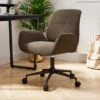 Ginny Boucle Swivel Office Chair -Online Furniture Store 30928669
