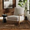 Nelson Wooly Textured Weave Occasional Armchair -Online Furniture Store 30929176
