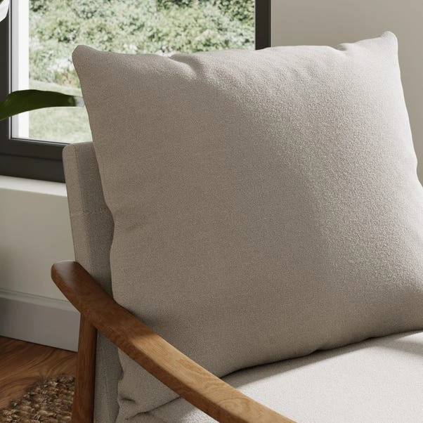 Nelson Wooly Textured Weave Occasional Armchair 5 Nelson Wooly Textured Weave Occasional Armchair - Image 3