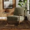Nelson Distressed Chenille Occasional Armchair -Online Furniture Store 30929177