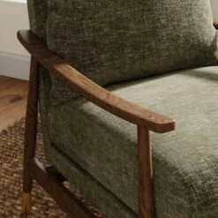 Nelson Distressed Chenille Occasional Armchair -Online Furniture Store 30929177 alt03