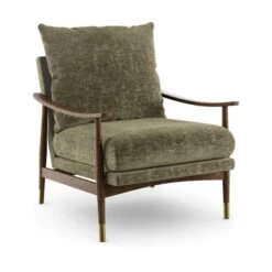Nelson Distressed Chenille Occasional Armchair -Online Furniture Store 30929177 alt06