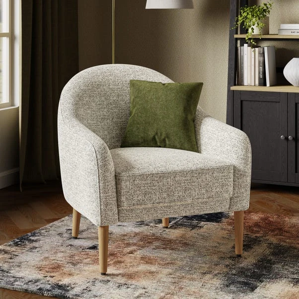 Kaspar Luxe Boucle Tub Chair 12 Kaspar Luxe Boucle Tub Chair - Image 10