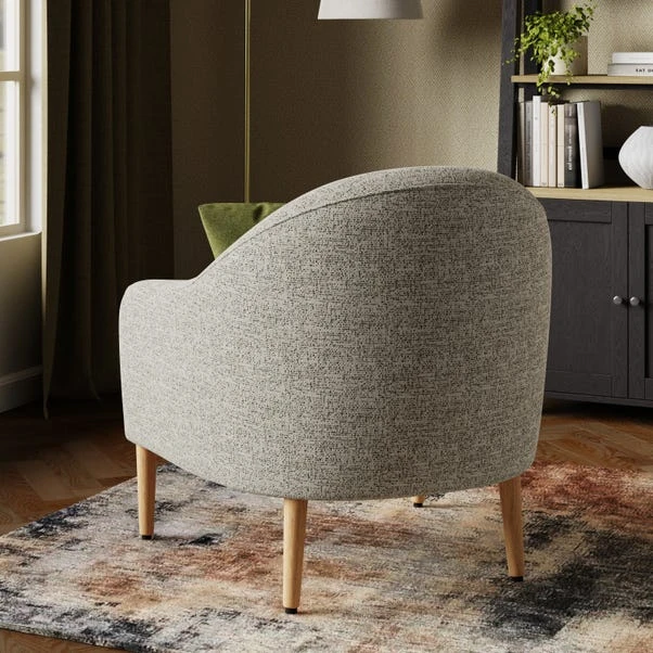 Kaspar Luxe Boucle Tub Chair 13 Kaspar Luxe Boucle Tub Chair - Image 11