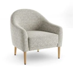 Kaspar Luxe Boucle Tub Chair 34 Kaspar Luxe Boucle Tub Chair -Online Furniture Store 30930115 alt06