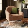 Kaspar Luxe Boucle Tub Chair -Online Furniture Store 30930116