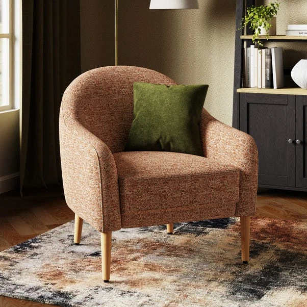 Kaspar Luxe Boucle Tub Chair 3 Kaspar Luxe Boucle Tub Chair