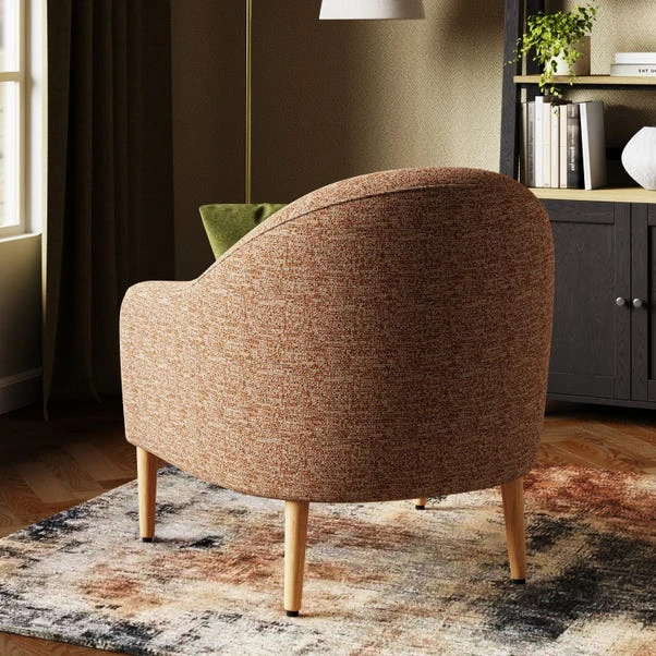 Kaspar Luxe Boucle Tub Chair 4 Kaspar Luxe Boucle Tub Chair - Image 2