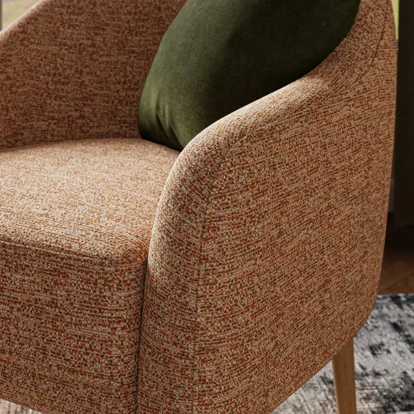 Kaspar Luxe Boucle Tub Chair 5 Kaspar Luxe Boucle Tub Chair - Image 3