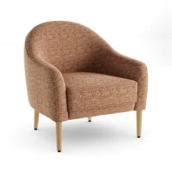 Kaspar Luxe Boucle Tub Chair 25 Kaspar Luxe Boucle Tub Chair -Online Furniture Store 30930116 alt06