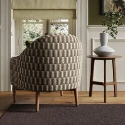 Kaspar Regents Jacquard Tub Chair -Online Furniture Store 30930117 alt01
