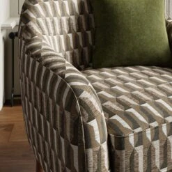 Kaspar Regents Jacquard Tub Chair -Online Furniture Store 30930117 alt03