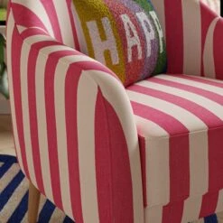 Kaspar Woven Stripe Tub Chair 13 Kaspar Woven Stripe Tub Chair -Online Furniture Store 30930128 alt02