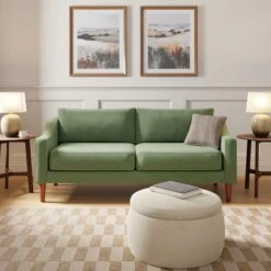 Hugo Velvet 3 Seater Sofa -Online Furniture Store 30931668