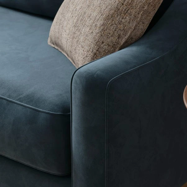 Hugo Velvet 3 Seater Corner Chaise Sofa 6 Hugo Velvet 3 Seater Corner Chaise Sofa - Image 4